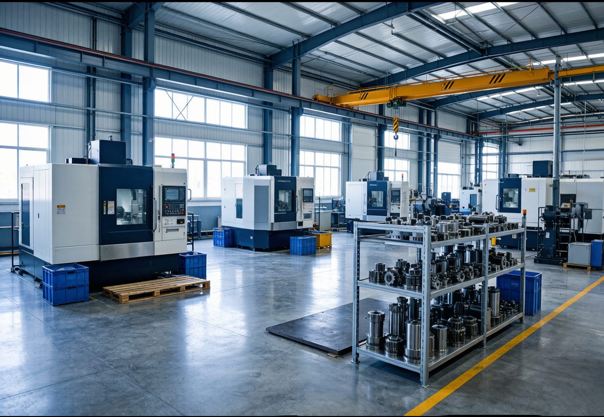 Construction machinery parts manufacturing factory